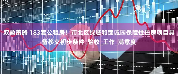 双盈策略 183套公租房！市北区绿城和锦诚园保障性住房项目具备移交初步条件_验收_工作_满意度