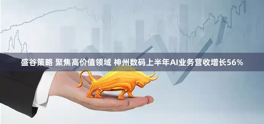盛谷策略 聚焦高价值领域 神州数码上半年AI业务营收增长56%
